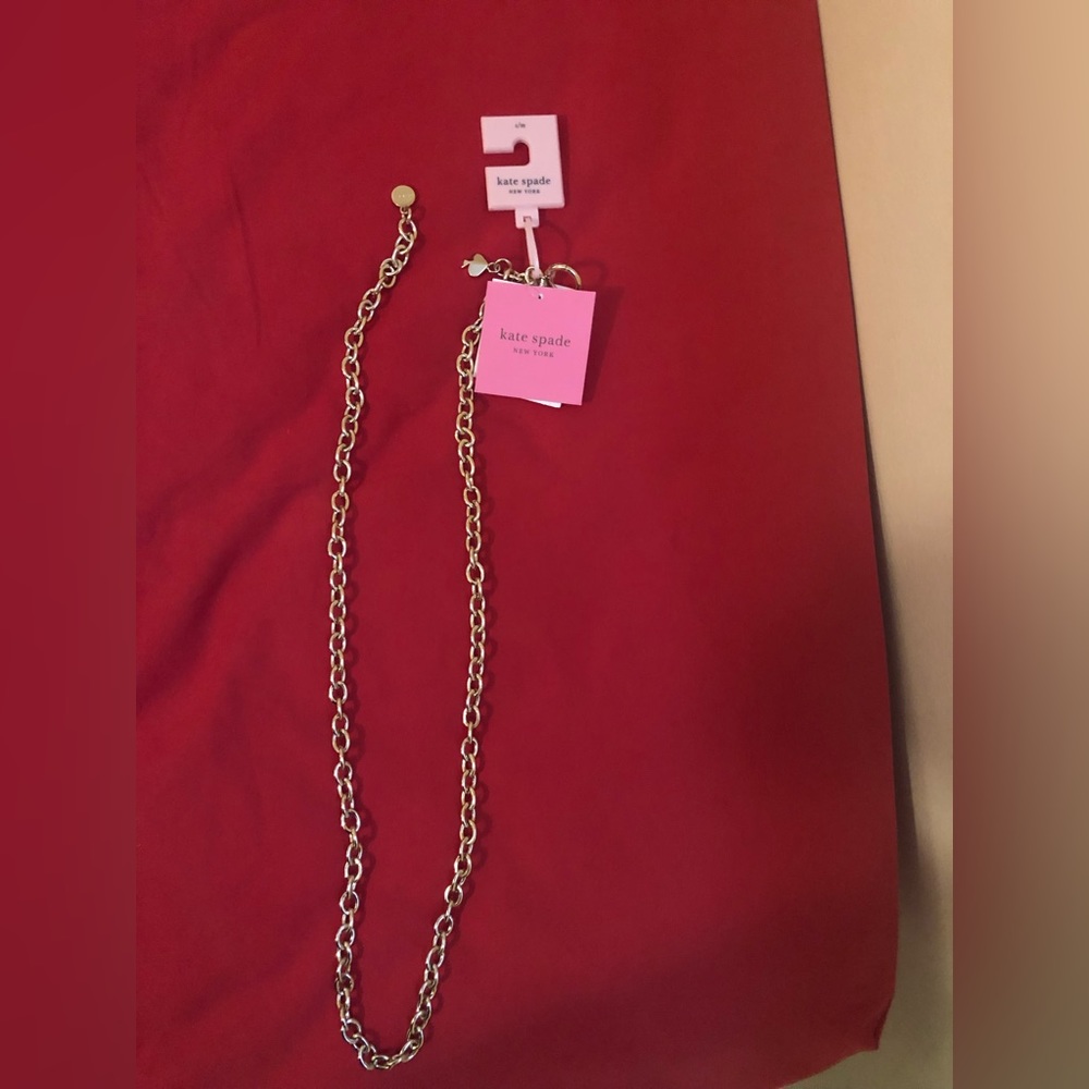 Kate Spade chain belt with charm NWT!!! Size S/M.